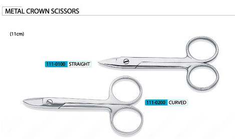 Metal crown scissors