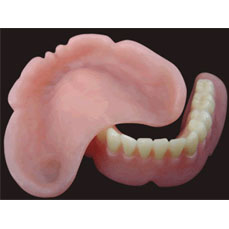 New 3D VITALIFE resin denture