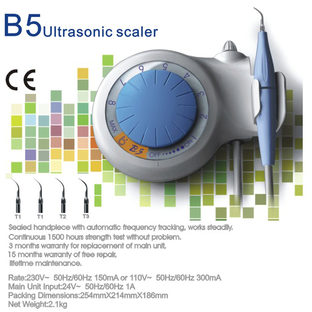 B5 Dental Ultrasonic Scaler With Fix Handpiece