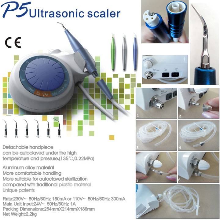 P5 Dental Ultrasonic Scaler With H3 Handpiece