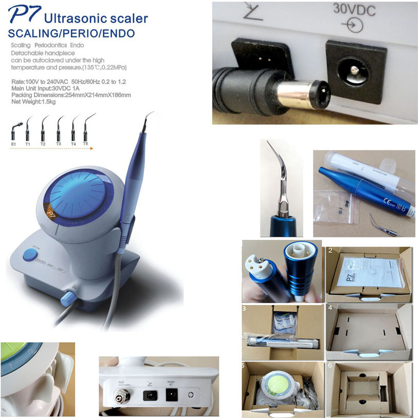 P7 dental ultrasonic scaler With alloy handpiece