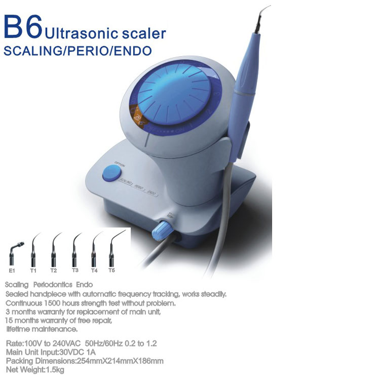 B6 Dental Ultrasonic Scaler With Fix Handpiece
